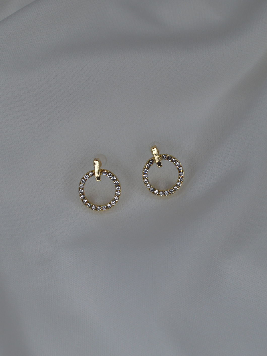 Diamond Circle Studs