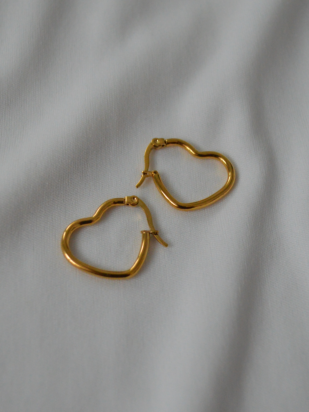 Stainless Steel Love Hoops