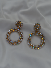 Load image into Gallery viewer, Mixed Diamante Hoop Earrings
