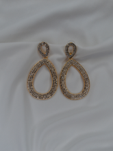 Load image into Gallery viewer, Hollow Pear Drop Earrings
