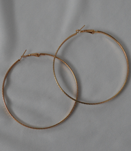 Load image into Gallery viewer, Gold Plated Ornate Hoops
