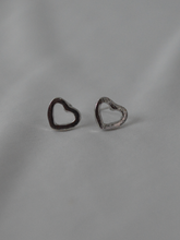 Load image into Gallery viewer, Gold Plated Heart Studs
