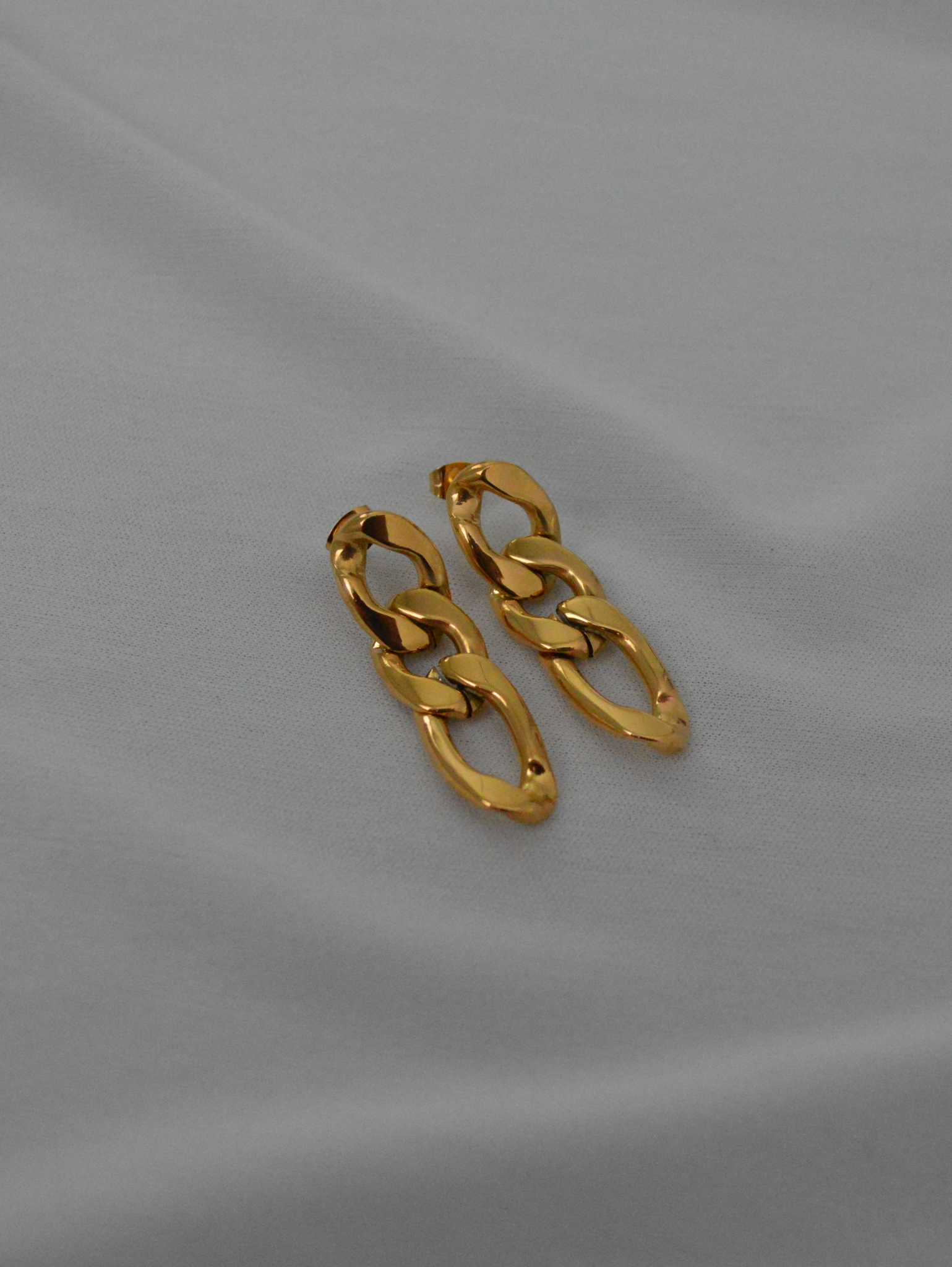 Cuban link earrings deals